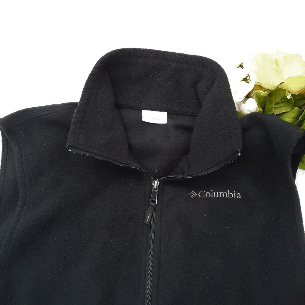 Columbia Fleece Full Zip Vest Sz. Medium - Picture 2 of 5